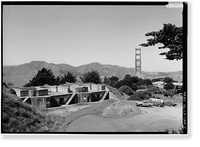 Presidio of San Francisco, Gun Emplacements, U.S. 101 & I-480, San Francisco, San Francisco County, CA Classic, Vintage Wall Art