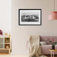 Historic Framed Print, San Francisco, Historic View, 1856, San Francisco, San Francisco County, CA - 2,  17-7/8" x 21-7/8"