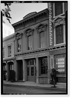 Historic Framed Print, Jackson Square (Commercial Building), 445 Jackson Street, San Francisco, San Francisco County, CA,  17-7/8" x 21-7/8"