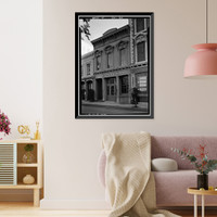 Historic Framed Print, Jackson Square (Commercial Building), 445 Jackson Street, San Francisco, San Francisco County, CA,  17-7/8" x 21-7/8"