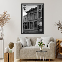 Historic Framed Print, Jackson Square (Commercial Building), 445 Jackson Street, San Francisco, San Francisco County, CA,  17-7/8" x 21-7/8"