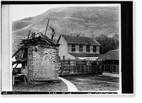Outbuilding, Corral Hollow, San Joaquin County, CA, Vintage Poster