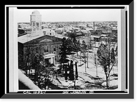 Historic Framed Print, San Joaquin County Courthouse, Stockton, San Joaquin County, CA,  17-7/8" x 21-7/8"