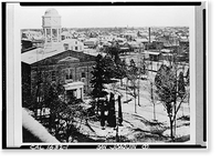 Historic Framed Print, San Joaquin County Courthouse, Stockton, San Joaquin County, CA,  17-7/8" x 21-7/8"