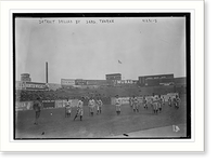 Historic Framed Print, Detroit drilled by Serg. Thorne,  17-7/8" x 21-7/8"