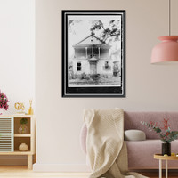 Christian Church, Stockton, San Joaquin County, CA, Antique Poster