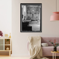 Mission San Miguel Arcangel, Highway 101, San Miguel vicinity, San Luis Obispo County, CA - 6, Historic Print