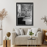 Mission San Miguel Arcangel, Highway 101, San Miguel vicinity, San Luis Obispo County, CA - 6, Historic Print