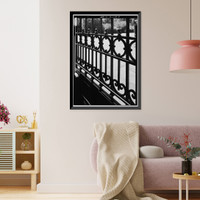 Linden Towers Gates, Middlefield Road at James Lane, Atherton, San Mateo County, CA - 8, Vintage Print