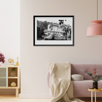 Ralston Hall, Ralston Avenue, Belmont, San Mateo County, CA - 3, Historic Print