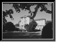 Ralston Hall, Ralston Avenue, Belmont, San Mateo County, CA - 7, Antique Print