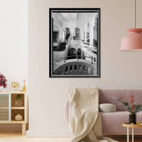 Ralston Hall, Ralston Avenue, Belmont, San Mateo County, CA - 19, Vintage Print