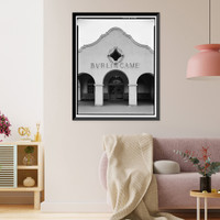 Southern Pacific Railroad Station, Burlingame Avenue & California Drive, Burlingame, San Mateo County, CA - 3, Historic Print