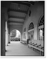 Southern Pacific Railroad Station, Burlingame Avenue & California Drive, Burlingame, San Mateo County, CA - 4, Historic Reproduction