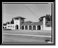 Southern Pacific Railroad Station, Burlingame Avenue & California Drive, Burlingame, San Mateo County, CA - 5, Historic Reproduction