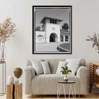 Southern Pacific Railroad Station, Burlingame Avenue & California Drive, Burlingame, San Mateo County, CA - 6, Antique Poster