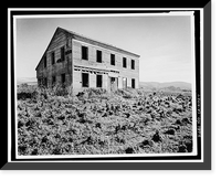 Historic Framed Print, James Johnston House, Higgins Road, Half Moon Bay, San Mateo County, CA,  17-7/8" x 21-7/8"