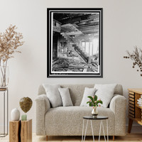 Historic Framed Print, James Johnston House, Higgins Road, Half Moon Bay, San Mateo County, CA - 4,  17-7/8" x 21-7/8"