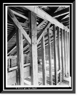 Historic Framed Print, James Johnston House, Higgins Road, Half Moon Bay, San Mateo County, CA - 6,  17-7/8" x 21-7/8"