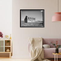 Historic Framed Print, James Johnston House, Higgins Road, Half Moon Bay, San Mateo County, CA - 10,  17-7/8" x 21-7/8"