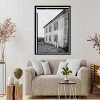 Historic Framed Print, William Johnston House, 306 Higgins Road, Half Moon Bay, San Mateo County, CA - 3,  17-7/8" x 21-7/8"