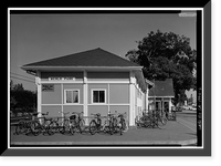San Francisco & San Jose Railroad Station, 1100 Merrill Street, Menlo Park, San Mateo County, CA - 6, Historic Reproduction