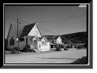 Historic Framed Print, 108-114 San Gregorio Street (Buildings), Pescadero, San Mateo County, CA,  17-7/8" x 21-7/8"