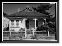 Historic Framed Print, Woodhams House, 112 San Gregorio Street, Pescadero, San Mateo County, CA - 2,  17-7/8" x 21-7/8"