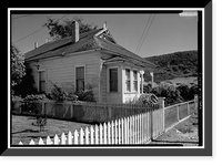 Historic Framed Print, Woodhams House, 112 San Gregorio Street, Pescadero, San Mateo County, CA - 3,  17-7/8" x 21-7/8"