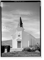 St. Anthony's Roman Catholic Church, North Street, Pescadero, San Mateo County, CA, Antique Print