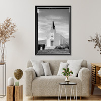 St. Anthony's Roman Catholic Church, North Street, Pescadero, San Mateo County, CA, Antique Print