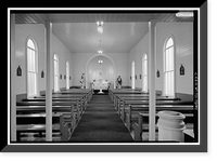 St. Anthony's Roman Catholic Church, North Street, Pescadero, San Mateo County, CA - 7 Classic, Antique Print