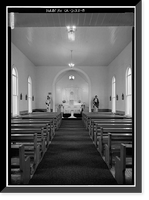 St. Anthony's Roman Catholic Church, North Street, Pescadero, San Mateo County, CA - 8, Vintage Poster