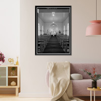 St. Anthony's Roman Catholic Church, North Street, Pescadero, San Mateo County, CA - 8, Vintage Poster