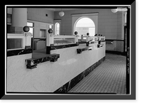 Historic Framed Print, Bank of San Mateo County, 2000-2002 Broadway, Redwood City, San Mateo County, CA - 9,  17-7/8" x 21-7/8"