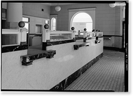 Historic Framed Print, Bank of San Mateo County, 2000-2002 Broadway, Redwood City, San Mateo County, CA - 9,  17-7/8" x 21-7/8"
