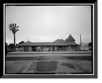 Southern Pacific Depot, 559 El Camino Real, San Carlos, San Mateo County, CA, Antique Wall Art