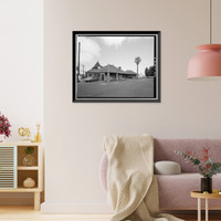 Southern Pacific Depot, 559 El Camino Real, San Carlos, San Mateo County, CA - 5, Historic Print