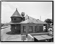 Southern Pacific Depot, 559 El Camino Real, San Carlos, San Mateo County, CA - 34, Vintage Poster