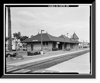 Southern Pacific Depot, 559 El Camino Real, San Carlos, San Mateo County, CA - 39, Historic Print