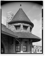 Southern Pacific Depot, 559 El Camino Real, San Carlos, San Mateo County, CA - 43, Antique Poster
