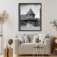 Southern Pacific Depot, 559 El Camino Real, San Carlos, San Mateo County, CA - 45, Antique Wall Art