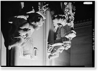 Historic Framed Print, St. Matthew's Episcopal Church, El Camino Real & Baldwin Street, San Mateo, San Mateo County, CA - 11,  17-7/8" x 21-7/8"