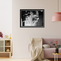 Historic Framed Print, St. Matthew's Episcopal Church, El Camino Real & Baldwin Street, San Mateo, San Mateo County, CA - 11,  17-7/8" x 21-7/8"