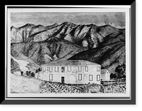 Francisco Sanchez Adobe, Linda Mar Boulevard & Adobe Drive, San Pedro Valley, San Mateo County, CA, Vintage Print