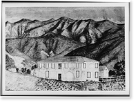 Francisco Sanchez Adobe, Linda Mar Boulevard & Adobe Drive, San Pedro Valley, San Mateo County, CA, Vintage Print