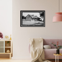 Guadalupe Rancho Adobes, Adobe No. 2, 120 Third Avenue, Guadalupe, Santa Barbara County, CA, Historic Print