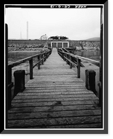 Historic Framed Print, Point Arguello Coast Guard Rescue Station, Lompoc vicinity, Santa Barbara County, CA - 13,  17-7/8" x 21-7/8"