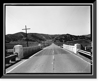 San Antonio Creek Bridge, State Highway 1, Lompoc vicinity, Santa Barbara County, CA - 2, Vintage Poster