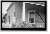Yorbe-Abadie House, de la Guerra Plaza, Santa Barbara, Santa Barbara County, CA - 2, Vintage Print